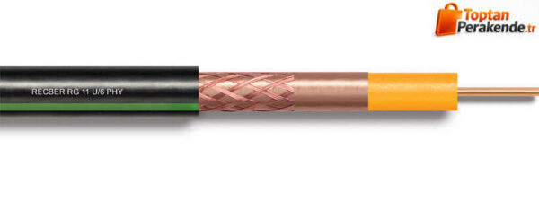 Reçber RG11 U6 PHY-PVC Cu/Cu Anten Kablosu Eca